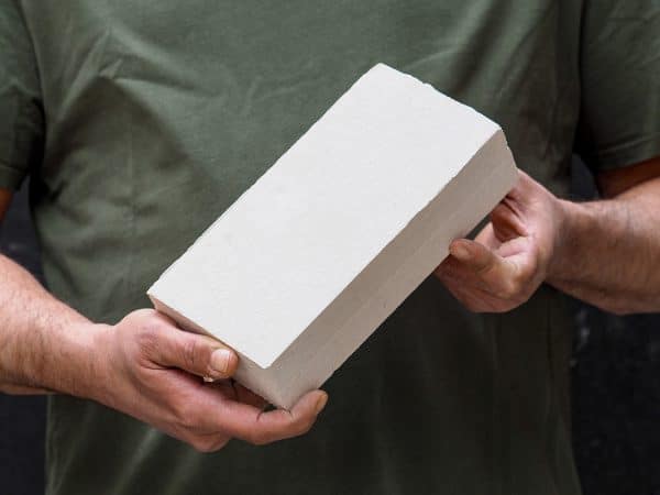 Brique réfractaire blanche 22x11x5.5 cm